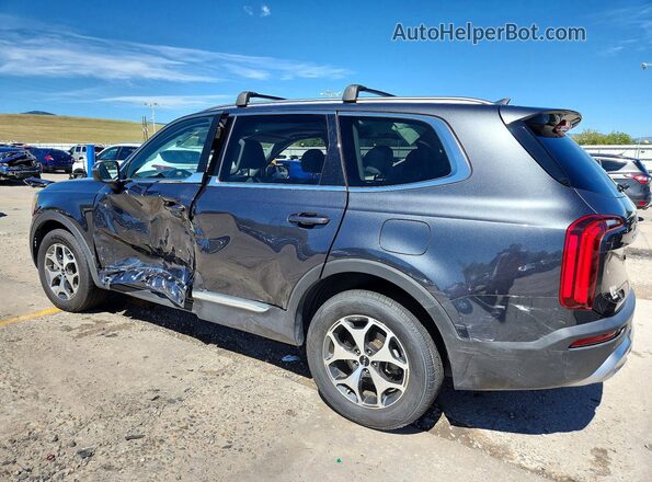 5XYP34HC5NG239654 2022 KIA TELLURIDE Gray Tył lewy