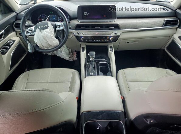5XYP34HC6NG289771 2022 KIA TELLURIDE Черный Вид панели приборов