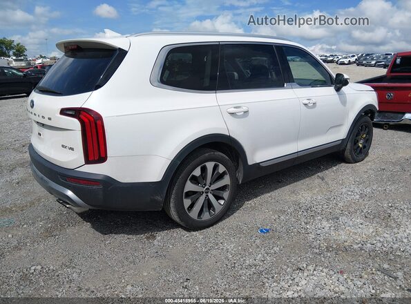 5XYP34HC7LG086367 2020 KIA TELLURIDE White Задня права чверть