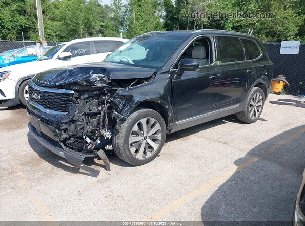 5XYP34HC7NG198069 2022 KIA TELLURIDE Black Vista tres cuartos delantera izquierda