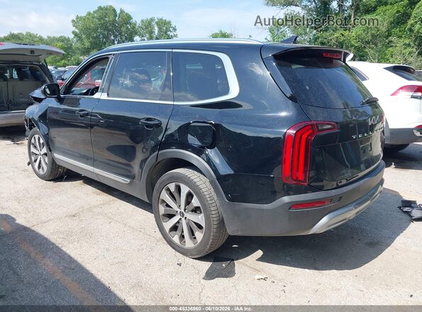 5XYP34HC7NG198069 2022 KIA TELLURIDE Black Trasero izquierdo