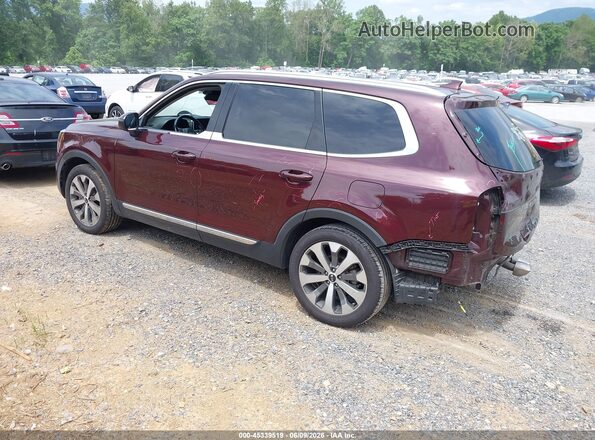 5XYP34HC8LG067519 2020 KIA TELLURIDE Red Trasero izquierdo