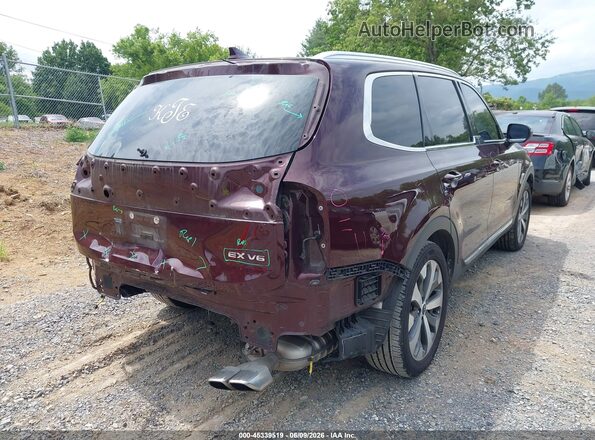 5XYP34HC8LG067519 2020 KIA TELLURIDE Red Vista frontal