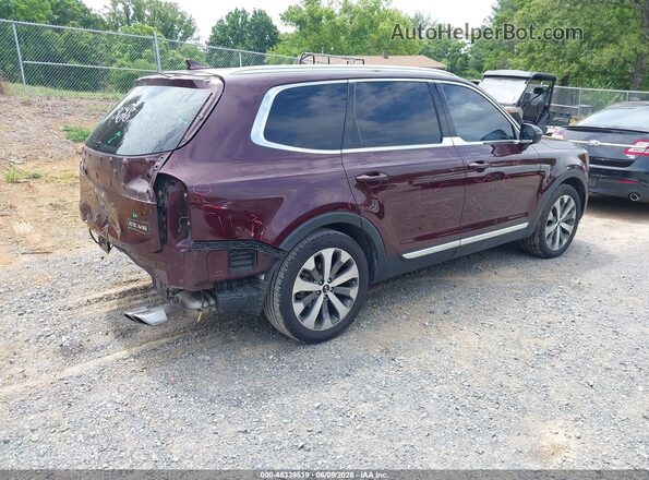5XYP34HC8LG067519 2020 KIA TELLURIDE Red Trasero derecho