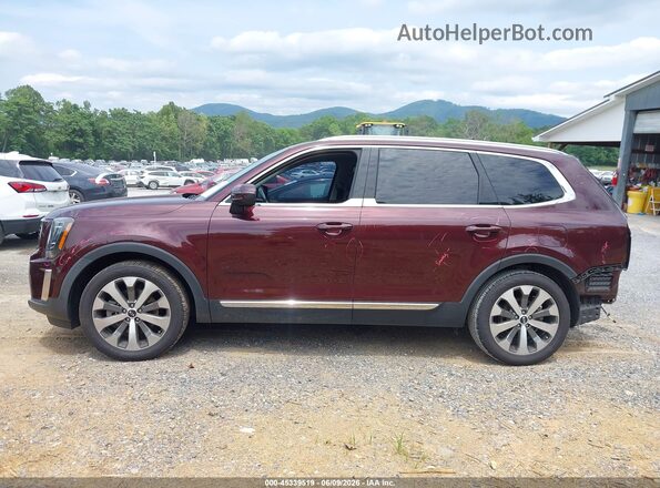 5XYP34HC8LG067519 2020 KIA TELLURIDE Red 