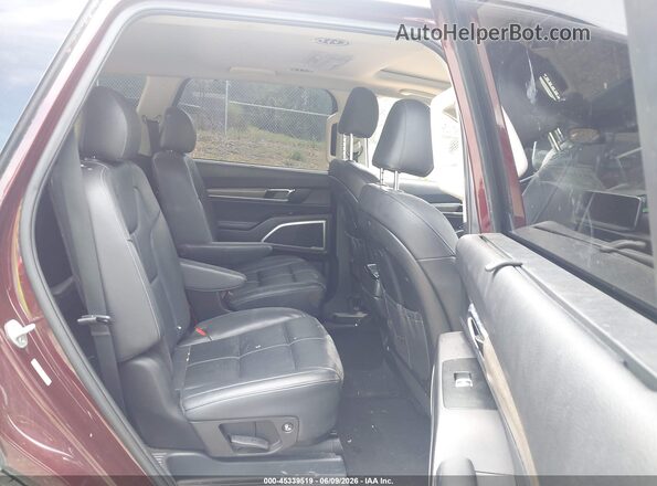 5XYP34HC8LG067519 2020 KIA TELLURIDE Red Vista de la etiqueta del VIN