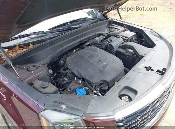 5XYP34HC8LG067519 2020 KIA TELLURIDE Red Vista trasera