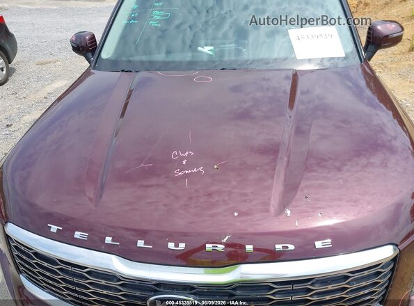 5XYP34HC8LG067519 2020 KIA TELLURIDE Red 