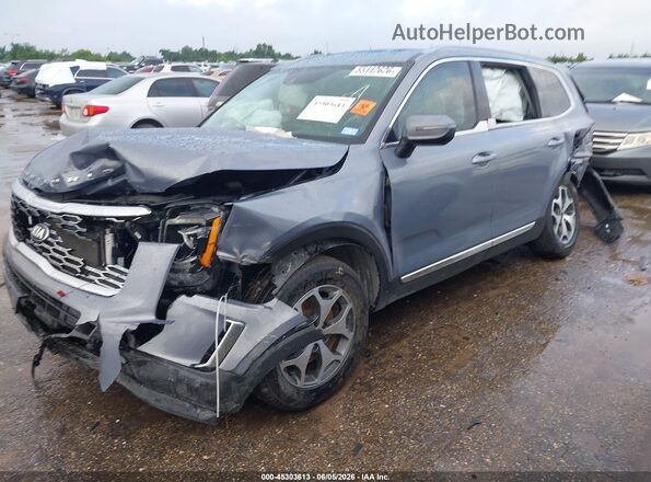 5XYP34HC8LG076821 2020 KIA TELLURIDE Gray Вид спереду