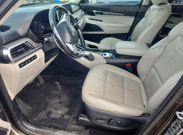 5XYP34HC8MG138896 2021 KIA TELLURIDE Brown 
