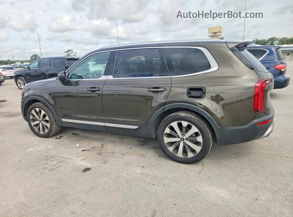 5XYP34HC8MG138896 2021 KIA TELLURIDE Brown 