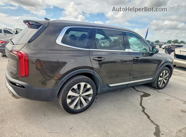 5XYP34HC8MG138896 2021 KIA TELLURIDE Brown 