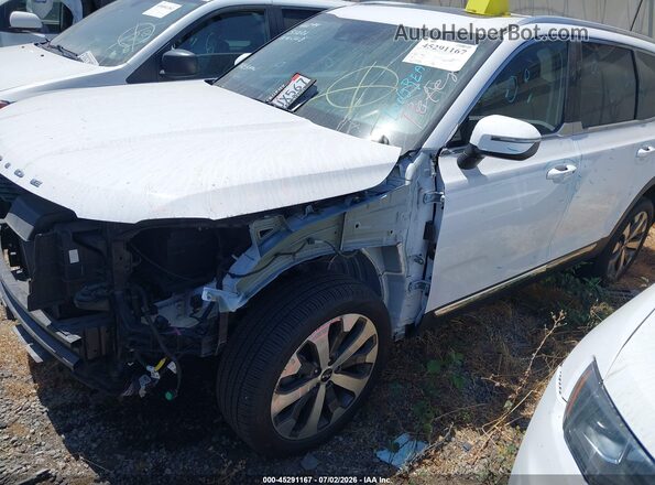 5XYP34HC8NG311446 2022 KIA TELLURIDE White Vista tres cuartos delantera izquierda