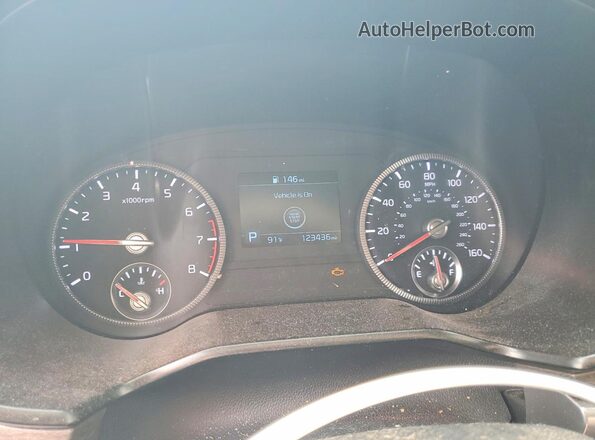 5XYP34HC9LG011833 2020 KIA TELLURIDE Green Instrument cluster view