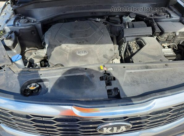5XYP34HC9LG043293 2020 KIA TELLURIDE Charcoal Engine compartment view