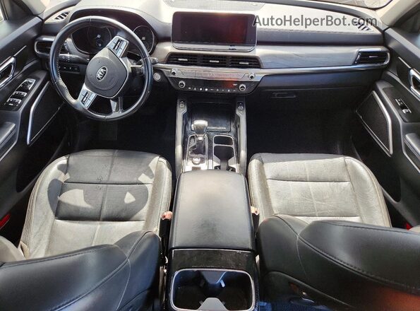 5XYP34HC9LG043293 2020 KIA TELLURIDE Charcoal Dashboard view