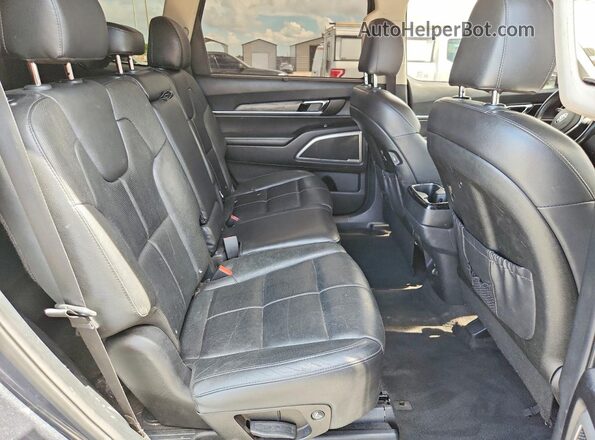 5XYP34HC9LG043293 2020 KIA TELLURIDE Charcoal Rear interior view
