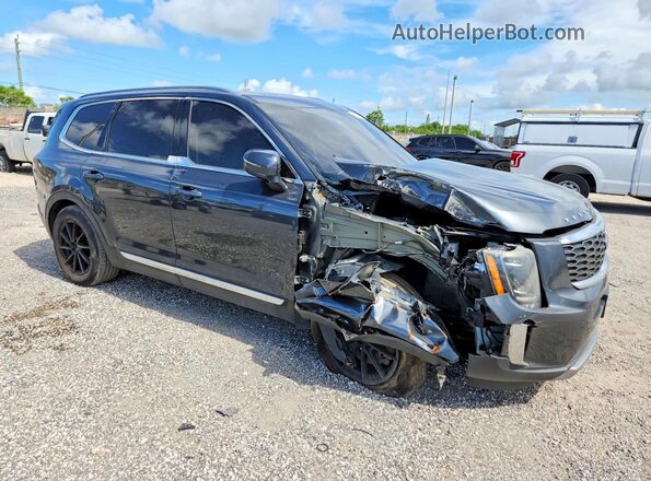 5XYP34HC9LG043293 2020 KIA TELLURIDE Charcoal Front right