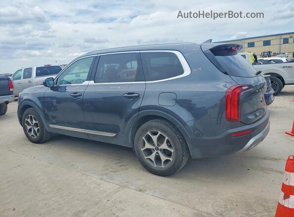 5XYP34HC9MG149468 2021 KIA TELLURIDE Серый Задняя левая четверть