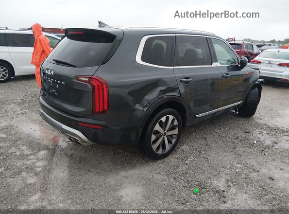 5XYP34HC9NG264475 2022 KIA TELLURIDE Gray Trasero derecho