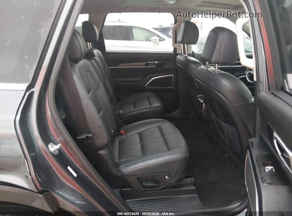 5XYP34HC9NG264475 2022 KIA TELLURIDE Gray Vista de la etiqueta del VIN
