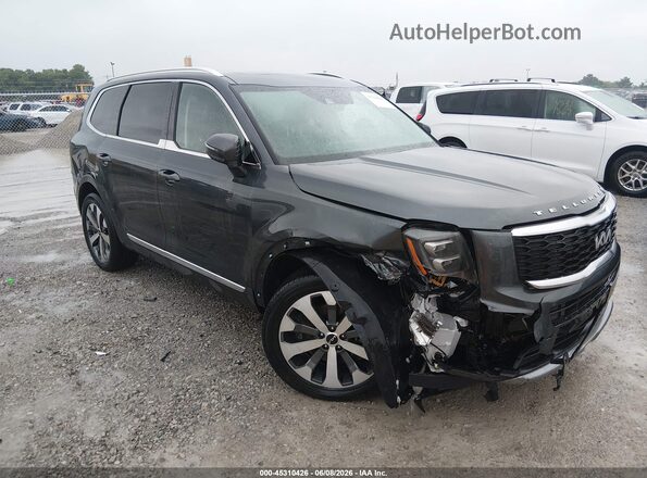 5XYP34HC9NG264475 2022 KIA TELLURIDE Gray 
