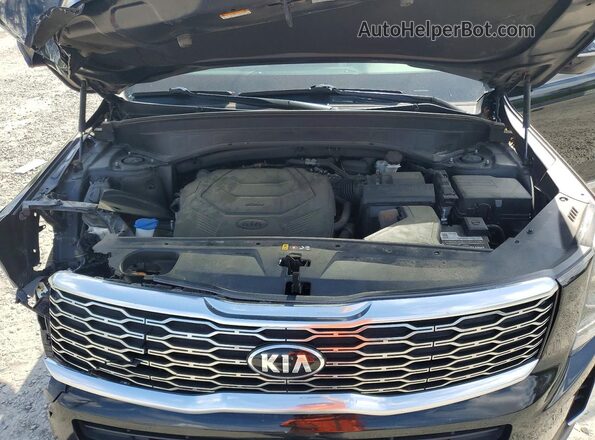 5XYP34HCXLG092809 2020 KIA TELLURIDE Black ძრავის განყოფილების ხედი