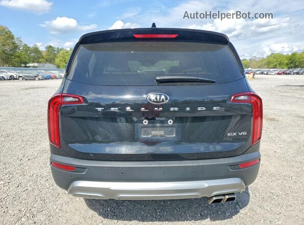5XYP34HCXLG092809 2020 KIA TELLURIDE Black უკანა ხედი