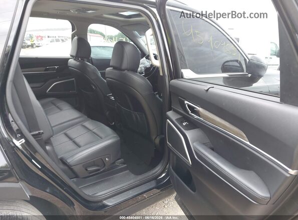 5XYP34HCXNG259088 2022 KIA TELLURIDE Black Vista de la etiqueta del VIN