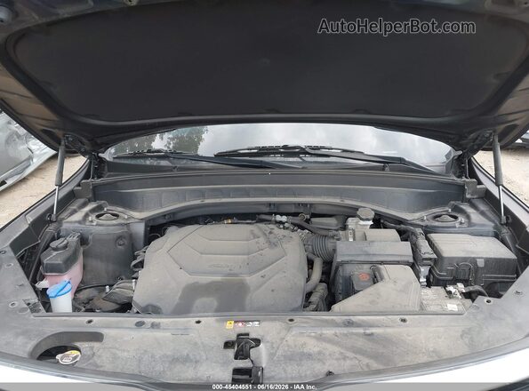 5XYP34HCXNG259088 2022 KIA TELLURIDE Black Vista del compartimento del motor