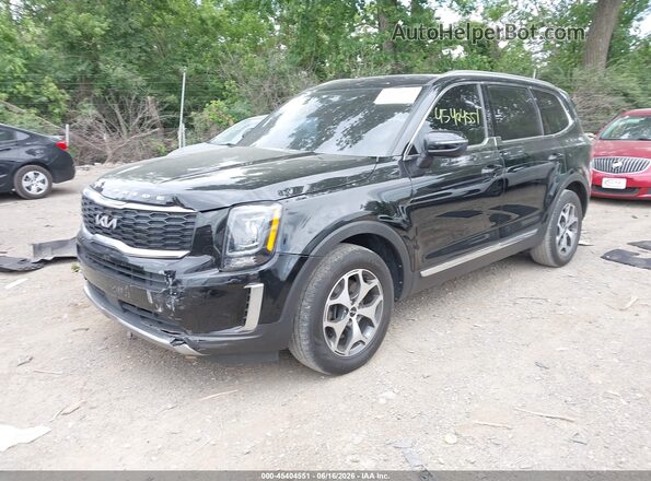 5XYP34HCXNG259088 2022 KIA TELLURIDE Black Vista tres cuartos delantera izquierda
