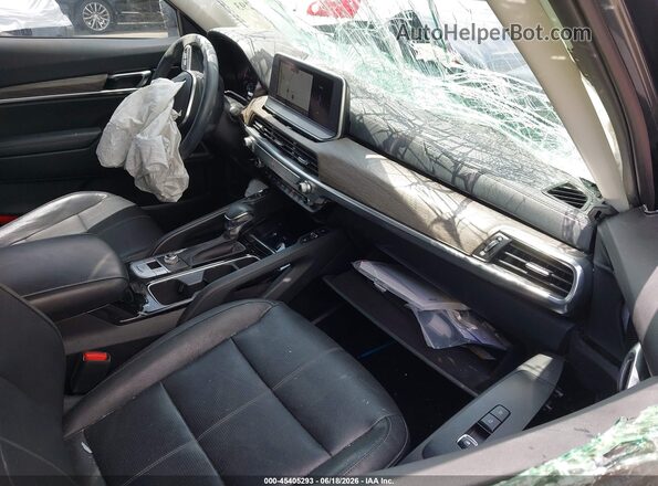 5XYP34HCXNG314963 2022 KIA TELLURIDE Gray Widok wnętrza z przodu