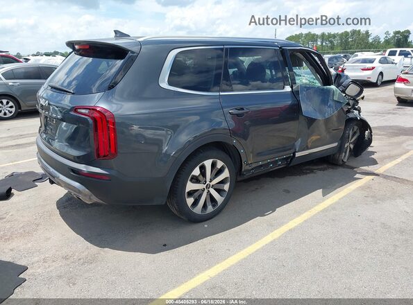 5XYP34HCXNG314963 2022 KIA TELLURIDE Gray Tył prawy