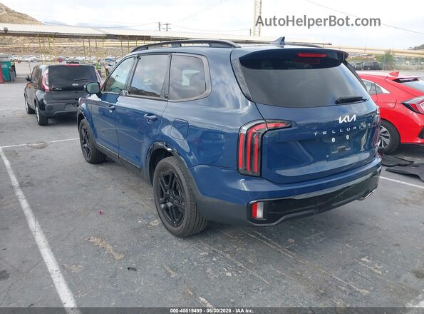 5XYP3DGC2RG506790 2024 KIA TELLURIDE Blue Задня ліва чверть