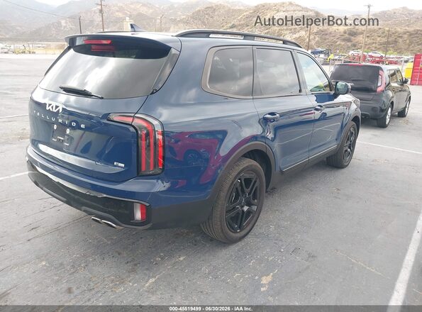 5XYP3DGC2RG506790 2024 KIA TELLURIDE Blue Задня права чверть