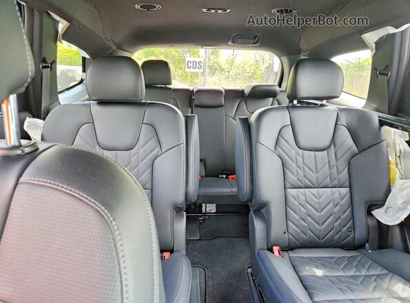 5XYP3DGC2SG570236 2025 KIA TELLURIDE Black უკანა სავარძლების ხედი