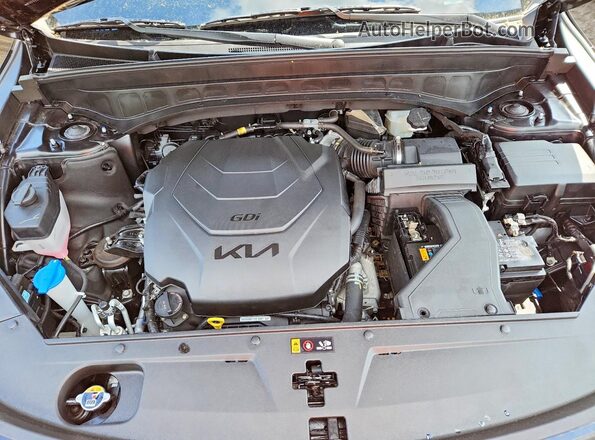 5XYP3DGC2SG570236 2025 KIA TELLURIDE Black ძრავის განყოფილების ხედი