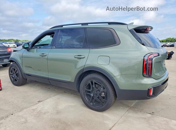 5XYP3DGC2SG653066 2025 KIA TELLURIDE Green Trasero izquierdo