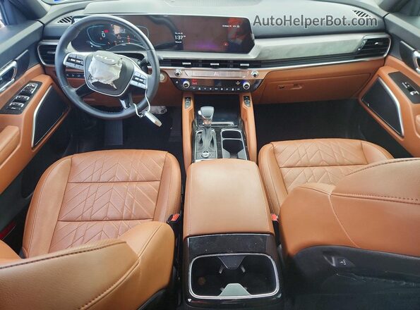 5XYP3DGC2SG653066 2025 KIA TELLURIDE Green Vista del salpicadero