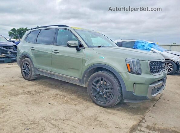 5XYP3DGC3PG332385 2023 KIA TELLURIDE Зеленый Передняя правая четверть
