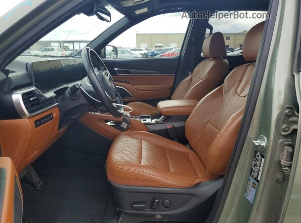 5XYP3DGC3PG332385 2023 KIA TELLURIDE Зеленый Вид салона спереди