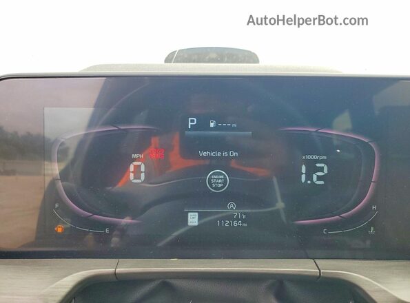 5XYP3DGC3PG332385 2023 KIA TELLURIDE Зеленый Вид щитка приборов