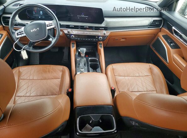 5XYP3DGC3PG332385 2023 KIA TELLURIDE Зеленый Вид панели приборов
