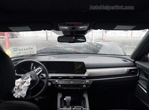 5XYP3DGC4PG399979 2023 KIA TELLURIDE Black Вид салону спереду