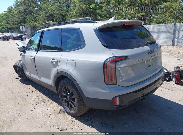5XYP3DGC4SG650587 2025 KIA TELLURIDE Gray Trasero izquierdo