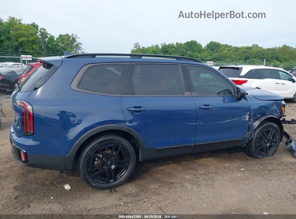 5XYP3DGC5RG544921 2024 KIA TELLURIDE Blue Rear interior view