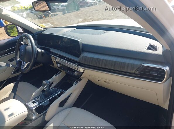5XYP3DGC6PG338830 2023 KIA TELLURIDE Белый Вид салона спереди