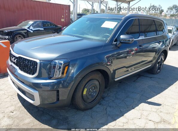 5XYP3DGC6RG524466 2024 KIA TELLURIDE Gray Vista tres cuartos delantera izquierda