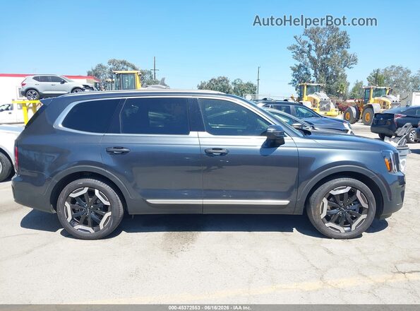 5XYP3DGC6RG524466 2024 KIA TELLURIDE Gray Vista interior de 360 grados