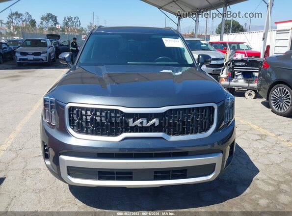 5XYP3DGC6RG524466 2024 KIA TELLURIDE Gray Vista interior trasera